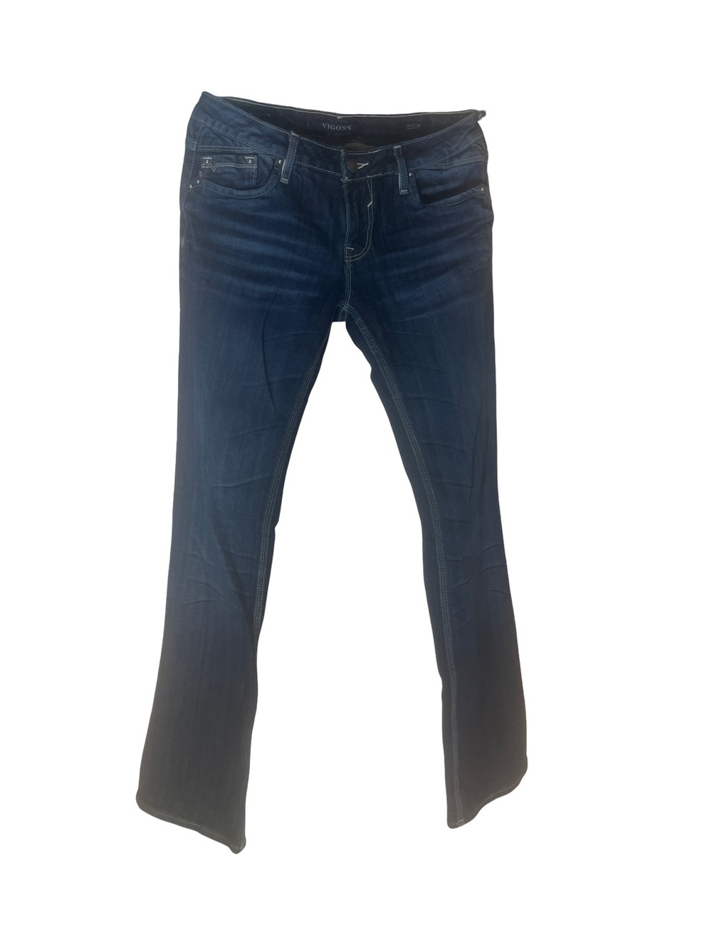 Vigoss Dark Blue Straight Leg Women’s Jeans 28/33 (BIN1-22)